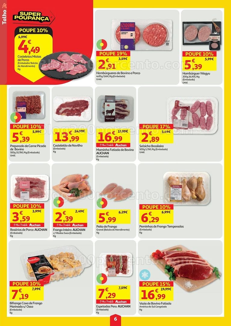 Antevisão Folheto AUCHAN Super Poupança Promoções de 30 julho a 5 agosto